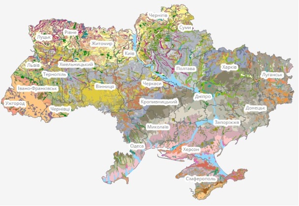 Геокадастр україни карта